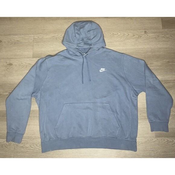 Nike XL Light Blue Sweater Woman’s Hoodie Pullover Oversized Fit Baby Blue - Picture 1 of 7